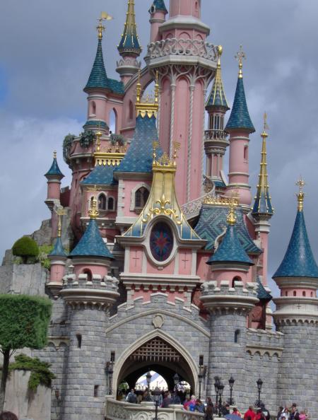 le chateau de la belle au bois dormant la plus belle chose d'euro disney